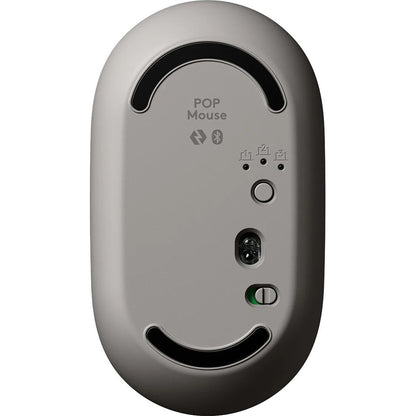 LOGITECH POP SILENT WIRELESS OPTICAL BT MOUSE SAND W/EMOJI
