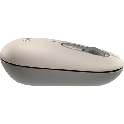 LOGITECH POP SILENT WIRELESS OPTICAL BT MOUSE SAND W/EMOJI
