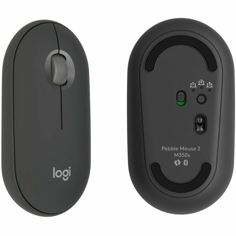 PEBBLE MOUSE 2 M350S TONAL GRAPHITE