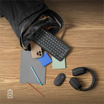 PEBBLE MOUSE 2 M350S TONAL GRAPHITE