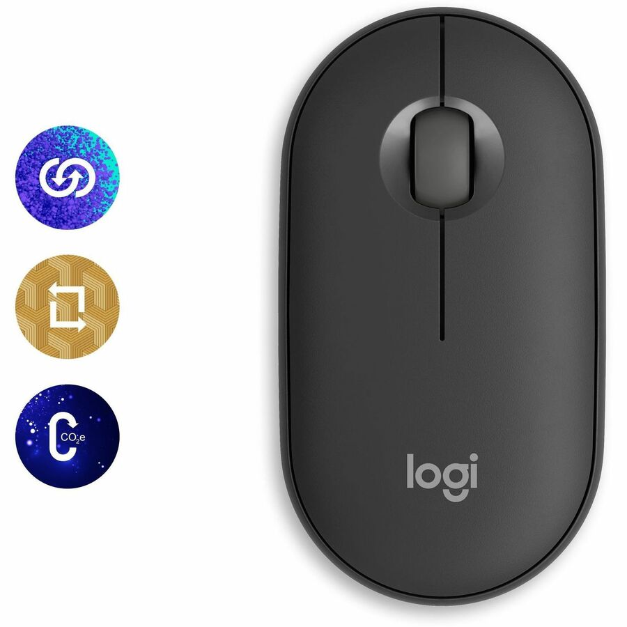 PEBBLE MOUSE 2 M350S TONAL GRAPHITE