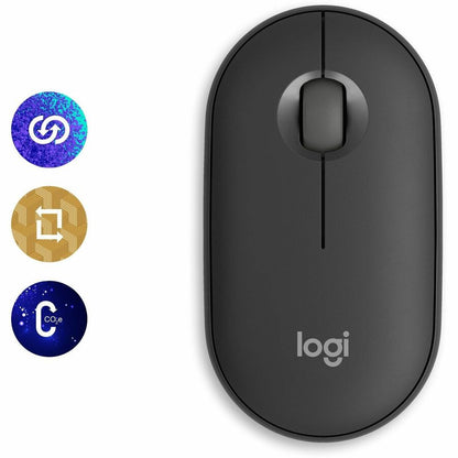 PEBBLE MOUSE 2 M350S TONAL GRAPHITE