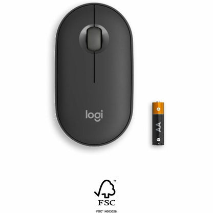 PEBBLE MOUSE 2 M350S TONAL GRAPHITE