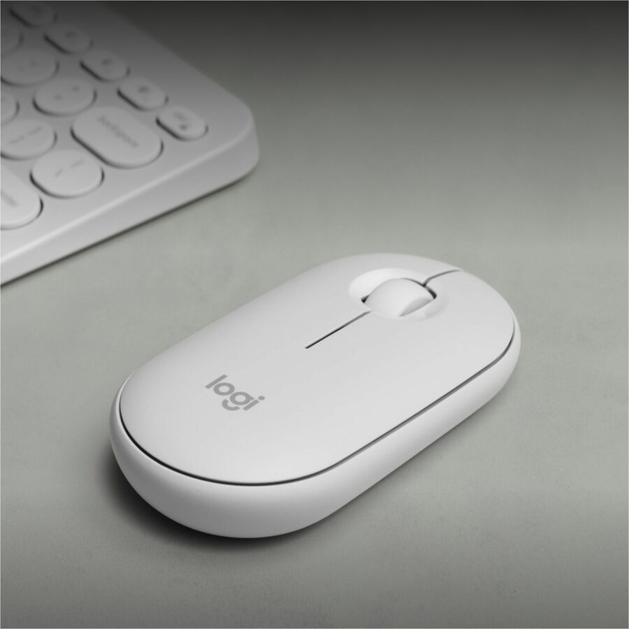 PEBBLE MOUSE 2 M350S TONAL WHITE