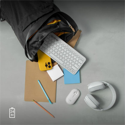 PEBBLE MOUSE 2 M350S TONAL WHITE