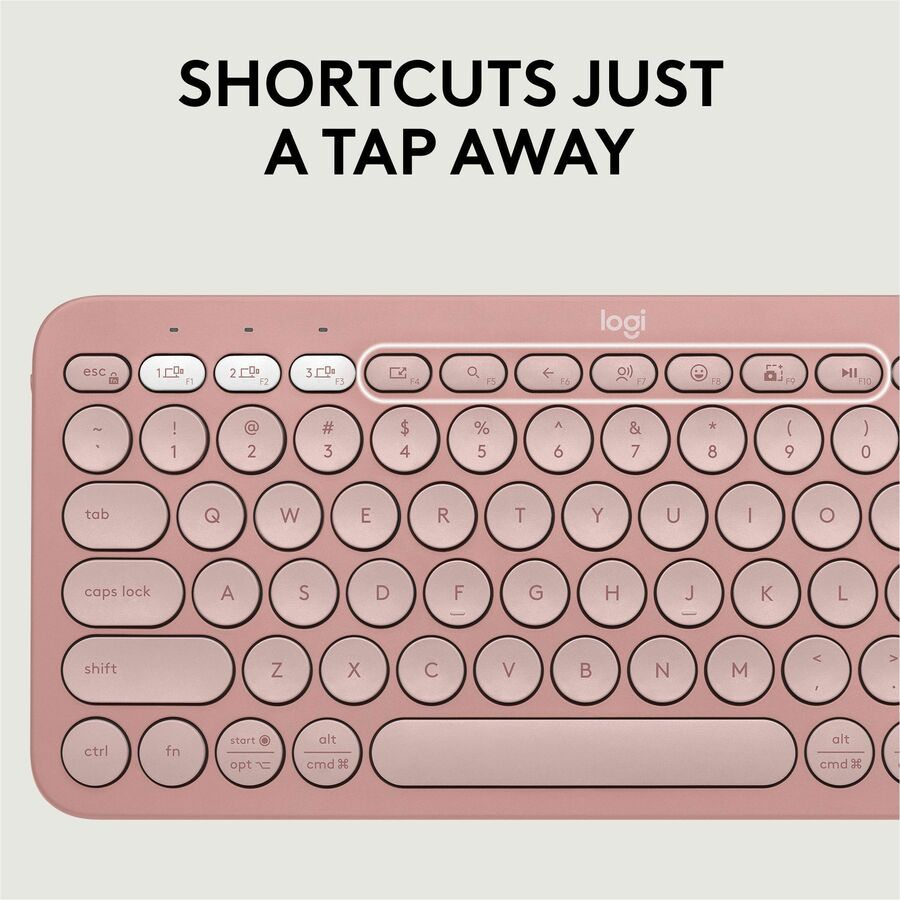 PEBBLE 2 COMBO MOUSE  KEYBOARD TONAL ROSE