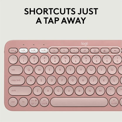 PEBBLE 2 COMBO MOUSE  KEYBOARD TONAL ROSE