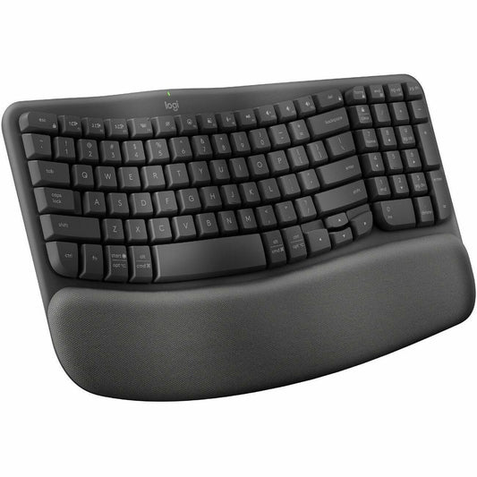 WAVE KEYS FOR BUSINESS GRAPHITE ERGO KEYBOARD - BROWN BOX