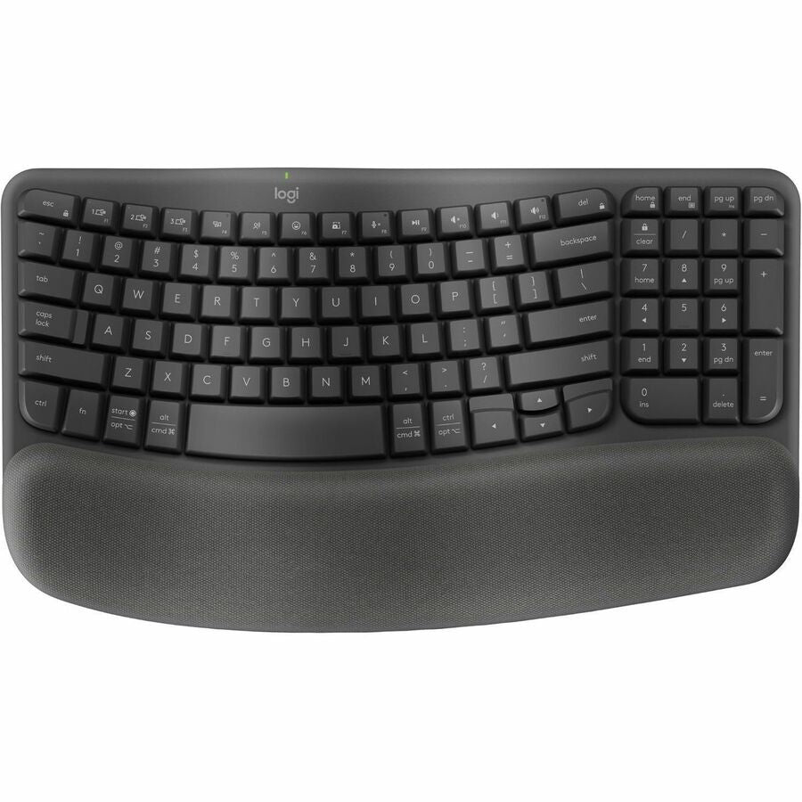 WAVE KEYS FOR BUSINESS GRAPHITE ERGO KEYBOARD - BROWN BOX