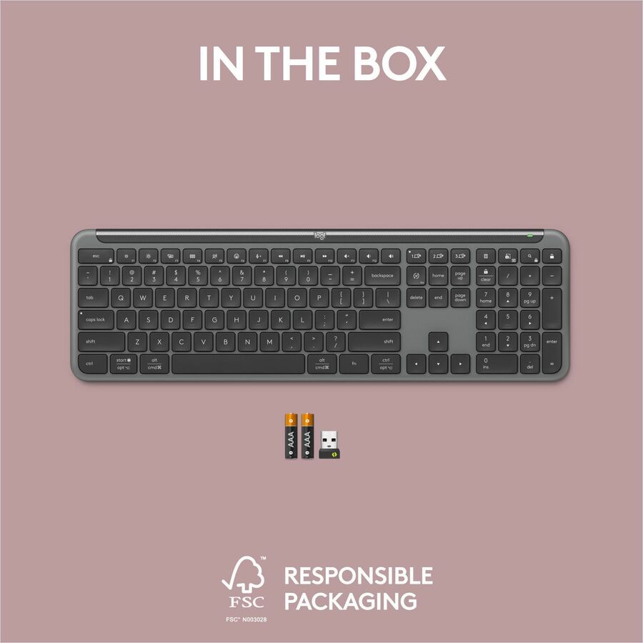 SIGNATURE SLIM K950 KEYBOARD GRAPHITE