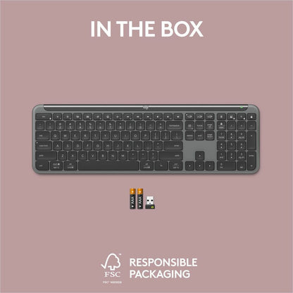 SIGNATURE SLIM K950 KEYBOARD GRAPHITE