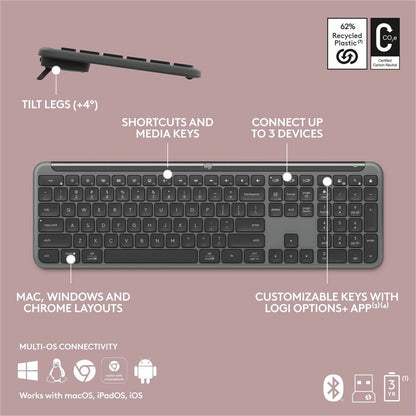 SIGNATURE SLIM K950 KEYBOARD GRAPHITE