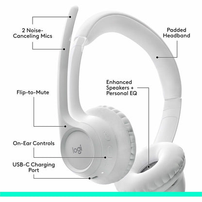 ZONE 300 OFF-WHITE WRLS HEADSET