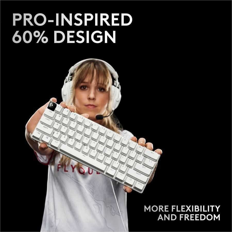 PRO X 60 LIGHTSPEED - BLACK TACTILE MECHANICAL GAMING KEYBOARD