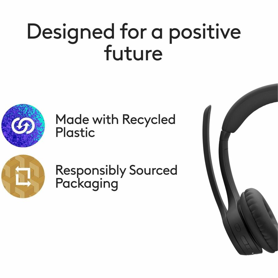 ZONE 305 WRLS HEADSET TEAMS BLACK B2B WITH DONGLE