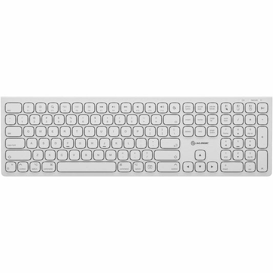 ECHELON USB-C RECHARGEABLE BLUE FULL SIZE KEYBOARD FOR MAC (WHITE)