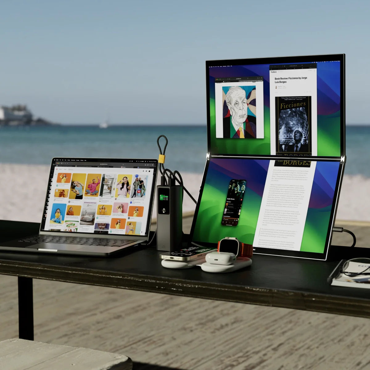 Ark Pro 27,600mAh Power Bank with 160W USB Charging & 50cm detachable USB-C Cable