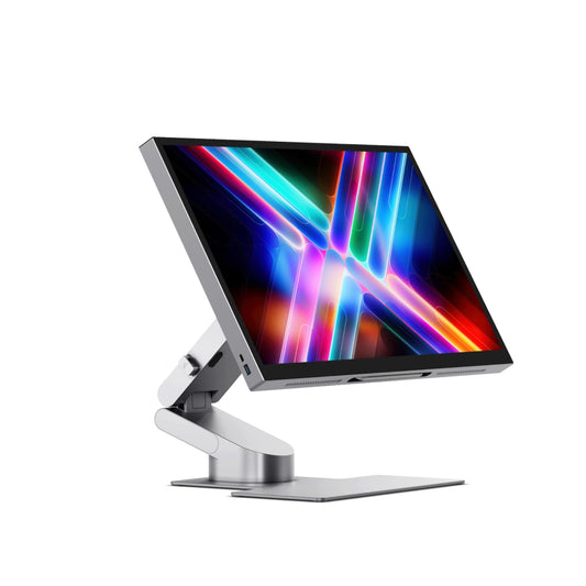 Aspekt 27" 4K UHD Matt Docking Touch Monitor with 150W USB Charging, Daisy Chain, Anti-Glare Screen