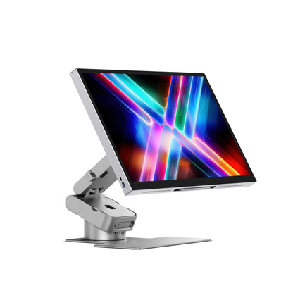 Aspekt 27" 4K UHD Matt Docking Touch Monitor with 150W USB Charging, Daisy Chain, Anti-Glare Screen