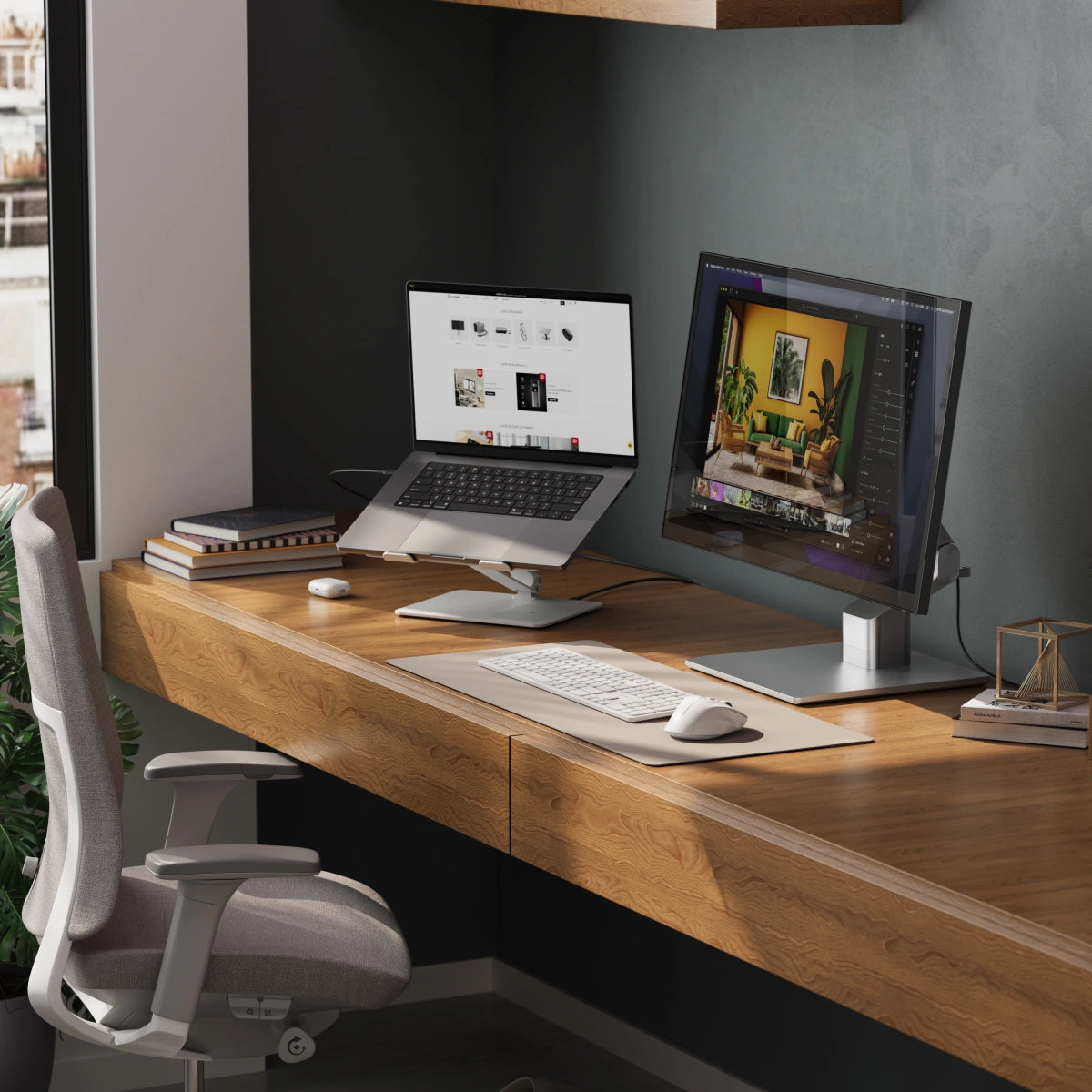 Clarity 5K Fold Touch 27" UHD Monitor with USB-C Power Delivery and Touchscreen