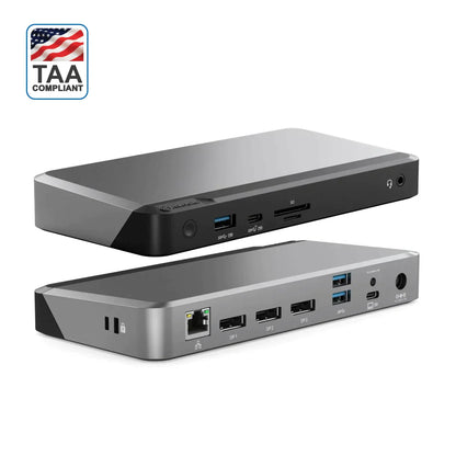MX3 USB-C Triple Display DP Alt. Mode Docking Station - With 100W Power Delivery