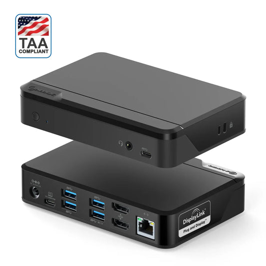 Universal Twin HD Pro Docking Station with 85W Power Delivery and USB-C & USB-A compatibility - Dual Display 1080p@60Hz
