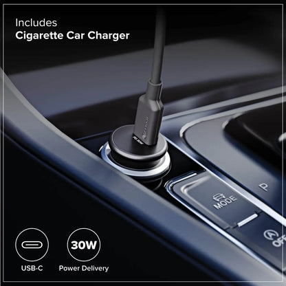 Matrix+ Universal Wireless Car Charger with Wireless Power Bank, Air Vent and Dashboard Mount