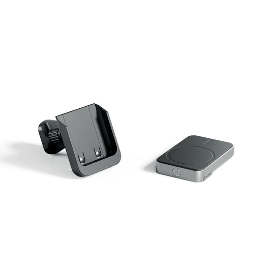 Matrix+ Universal Wireless Car Charger with Wireless Magnetic Power Bank and Air Vent Mount