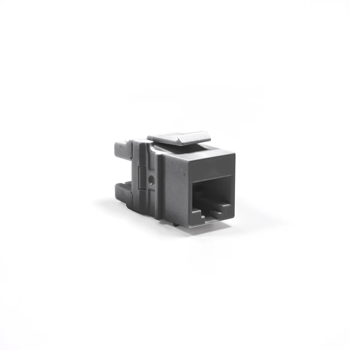NIFFON Universal Cat6, UTP, RJ45 Modular Keystone Jack - QUICK TOOL Compatible - Black - Pack of 10