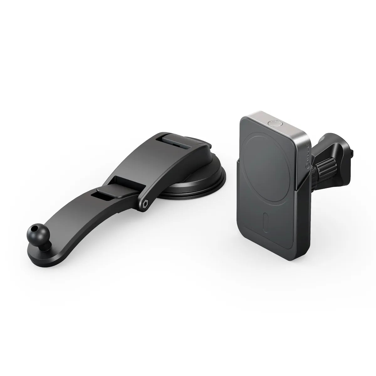 Matrix+ Universal Wireless Car Charger with Wireless Power Bank, Air Vent and Dashboard Mount