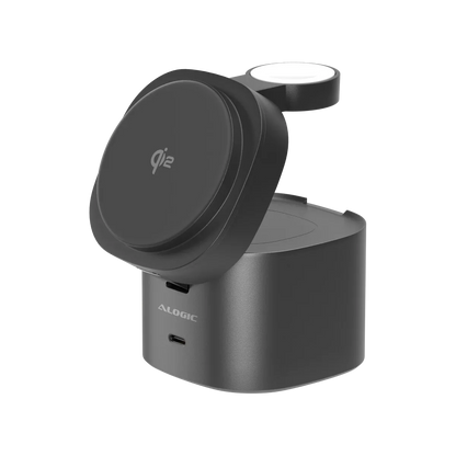 PowerPod 4-in-1 Qi2 Fast Wireless Charging Stand