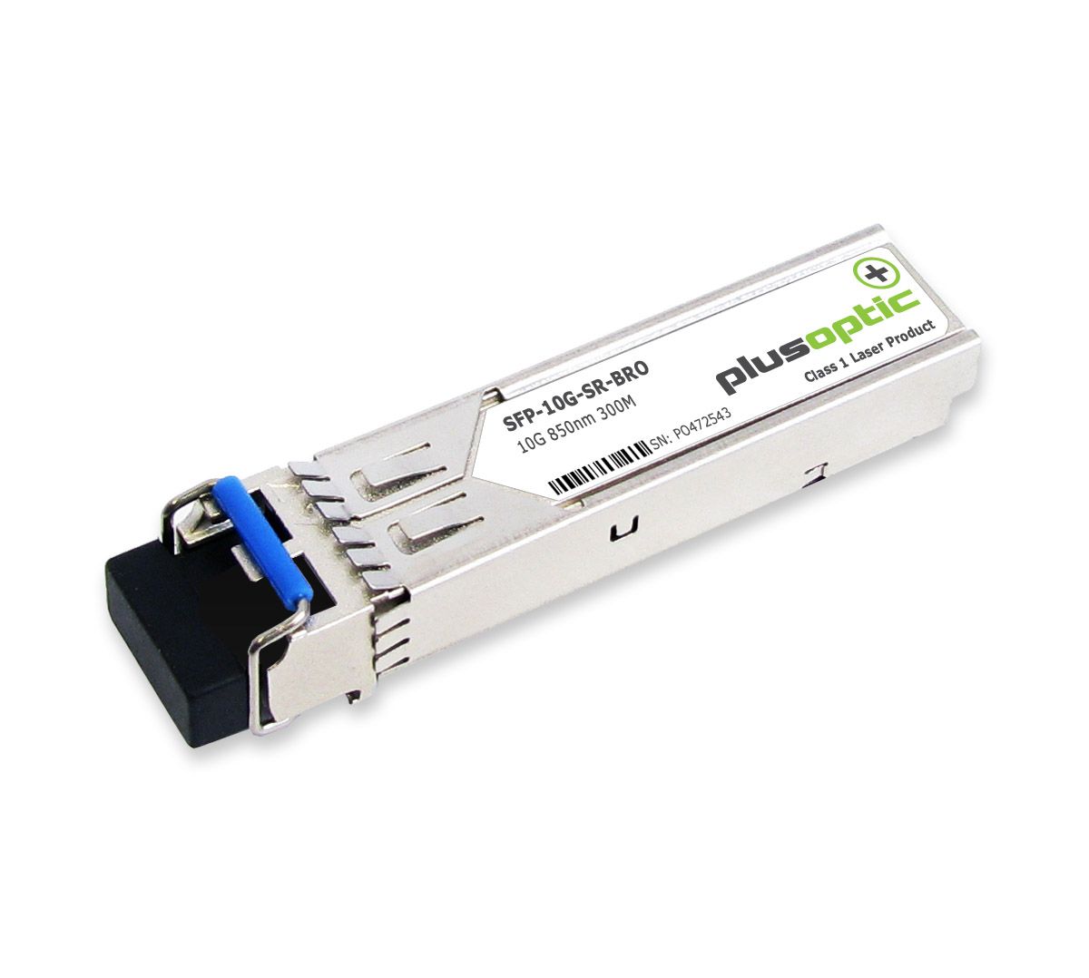 Brocade compatible (10G-SFPP-SR 10G-SFPP-SR-8 10G-SFPP-USR 49Y4216 XBR-000218 XBR-000180) 10G, SFP+, 850nm, 300M Transceiver, LC Connector for MMF with DOM
